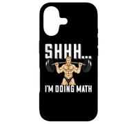 Bodybuilding Barbell Saying Shh Im Doing Math Weight Lifting Case for iPhone 17