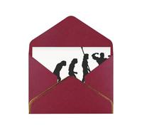 Bodybuilding Evolution Thank You Card Envelope 4x6 Inch Wedding Baby Shower Thank You Bride Shower Business Birthday.