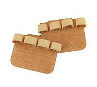 Bodybuilding Grips | Leather Non-Slip Protectors - 1 Pair Of Fingerless Gym Grips For Men And Women Daily Fitness Weightlifting Dips Deadlift Pull Up Dumbbells