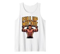 Bodybuilding Pull Up Not Out Workout for Personal Trainer Tank Top