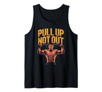 Bodybuilding Pull Up Not Out Workout for Personal Trainer Tank Top