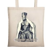 Bodybuilding The King Natural Ecological Cotton Tote Bag Beige