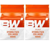 Bodybuilding Warehouse, Pure Hydrolysed Collagen Powder (Fruit Punch, 500g) (Pack of 2)