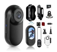Bodycam 1080P Mini Action Cam 20 m Waterproof with Protective Case, 26 g Ultralight Underwater Camera, Helmet Camera, Motorcycle POV Camera for Bike, Ski, Outdoor Adventure & Gift for Men and Women
