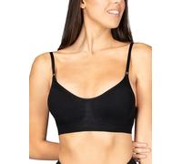 bodyeffect - Strapless Shaping Bra Push Up Removable Cups, Underwear Bra Seamless Bra Shaping, Containing Shaping Underwear, Black, M/L