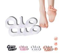 Bodyfeet Aligners Kit, Body Feet Alignment Kit Posture, Toe Rubber Ring, bodyfeet aligners, bodyfeet aligners for Back Pain, Natural Realignment Toe Spacers for Women Men (Clear)