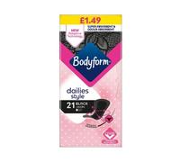 Bodyform Black Liners Dailies 21 Pack