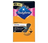 Bodyform Black Normal Panty Liner 28Pk