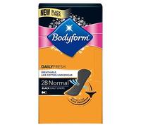 Bodyform Black Pantyliner Normal 28 per Pack