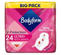 Bodyform Cour-V Ultra Normal Sanitary Towels Wings 24 Pads