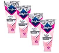 Bodyform Extra Protection 24 Long Super Absorbent Liners Case of 4