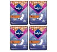 Bodyform Maxi Long Regular Flow Sanitary Towels, Pack of 4 (14 Towels)