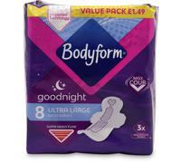 Bodyform Goodnight Ultra Large with Wings 8'S