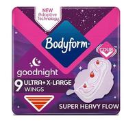 Bodyform Ultra Goodnight Extra Large Sanitary Towels with Wings 27 Pads 3 X 9