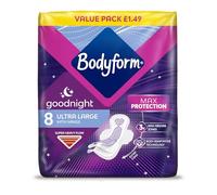 Bodyform Goodnight Ultra Large with Wings 8'S