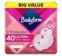 Bodyform Ultra Goodnight Sanitary Towels with Wings, 40x Pads