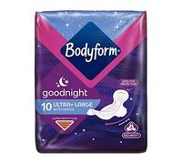 Bodyform Ultra Goodnight with Wings 10 per Pack Case of 4