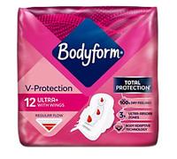 Bodyform Ultra Towels Sanitary Pads Regular Flow Pack of 12