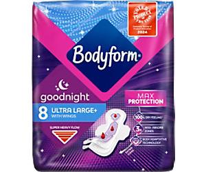Bodyform Ultra Towels Sanitary Pads Super Heavy Flow Pack of 8
