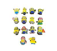 Bodygenix 14PCS Minions Shoe Charms for Crocs - Eco-Friendly PVC-Free Non-Toxic Reusable Despicable Me Clog Accessories for Kids - Sustainable Minions Gifts & Party Favors