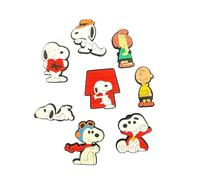 Bodygenix 8-Pack Snoopy Shoe Charms for Crocs & Clogs Jibbitz Character Shoe Charms | Jibbitz