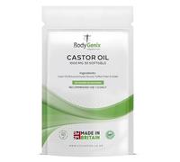Bodygenix Castor Oil 500mg Softgels - Cold Pressed Daily Formula - 30