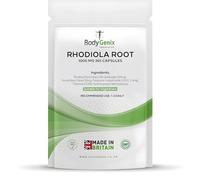 Bodygenix Rhodiola Root Capsules - 1000mg Enhanced Energy Levels Stress Relief Immune System Support Natural Vegan Supplement - 365 Capsules 12 Month Supply