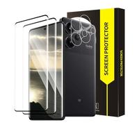 Bodyguard 2 + 2 Pieces for Tempered Glass for Xiaomi Redmi Note 13 Pro Plus | 3D full coverage, 9H hardness, scratch free, drop resistant, ultra clear, high clarity, high resolution, fingerprint ID