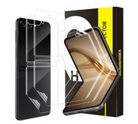 Bodyguard 2 + 2 Pieces TPU Screen Protector for Samsung Galaxy Z Flip 5 5G, Soft TPU Fits Perfectly High Clarity Sensitive Touch Drop Resistant Durable Samsung Z Flip 5 Screen Protector