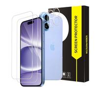 Bodyguard Pack of 2 + 2 Screen Protectors for iPhone 17 5G, 2.5D Case Friendly 9H Hardness Anti-Scratch Unbreakable Ultra Clear Crystal Clear Sensitive Touch 0 Dust & Bubbles iPhone 17 Film