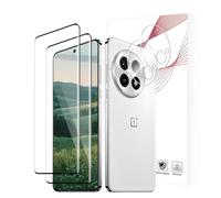 Bodyguard Pack of 2 + 2 Screen Protectors for Oneplus 13 5G, 9H Hardness, Anti-Scratch, High Sensitivity, One Plus 13 Screen Protector, 3D Full Screen, Ultra Clear Without Edge Removal, Mobile Phone