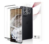 Bodyguard Pack of 2 + 2 Screen Protectors for Oneplus 9 Pro 5G, 3D Ultra Clear Crystal Clear Anti-Bubble Bumper Shatterproof Ultra Resistant Oneplus 9 Pro Screen Protector