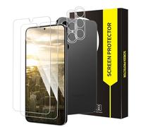 Bodyguard Pack of 2 + 2 Screen Protectors for Samsung Galaxy S24 Plus 5G, 2.5D Case Friendly 9H Hardness Bumper Samsung S24 Plus Film, High Clarity High Resolution S24 Plus Protective Glass