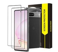 Bodyguard Pack of 2 + 2 Tempered Glass Screen Protectors for Google Pixel 7 Pro 5G, 3D Full Coverage, Fingerprint ID, Ultra Clear Crystal Clear, 9H Hardness, Free from Scratches, Durable Pixel 7 Pro