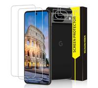 Bodyguard Pack of 2 + 2 Tempered Glass Screen Protectors for Google Pixel 8 5G, 2.5D Edge HD Anti-Bubble Anti-Scratch Pixel 8 Screen Protector, Easy Installation Precise Cut-Out Glass Screen Protector