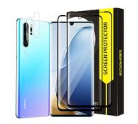 Bodyguard Pack of 2 + 2 Tempered Glass Screen Protectors for Huawei P30 Pro, 3D Full Coverage Fits Perfect 9H Hardness Bumper Ultra Resistant Ultra Clear Crystal Clear Anti-Dust P30 Pro Protective