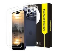 Bodyguard Pack of 2 + 2 Tempered Glass Screen Protectors for iPhone 17 Pro 5G, 2.5D Round Edge 9H Hardness Free from Scratches High Clarity High Resolution 0 Dust & Bubbles iPhone 17 Pro Screen