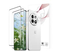 Bodyguard Pack of 2 + 2 Tempered Glass Screen Protectors for Oneplus 13 5G, 3D Curved Scratch Resistant 9H Hardness Ultra HD One Plus 13 Screen Protector, High Sensitivity Fingerprint ID Compatible