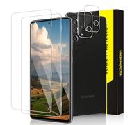 Bodyguard Pack of 2 + 2 Tempered Glass Screen Protectors for Samsung Galaxy A52/A52S 5G, 2.5D Edge HD Tempered Glass for A52S, High Sensitivity Anti-Scratch Anti-Dirt Samsung A52 Screen Protector