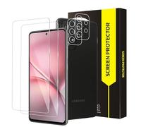 Bodyguard Pack of 2 + 2 Tempered Glass Screen Protectors for Samsung Galaxy A53 5G, 2.5D Round Edge 9H Hardness Unbreakable HD Clear Crystal Clear High Resolution Sensitive Touch Samsung A53