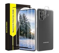 Bodyguard Pack of 2 + 2 Tempered Glass Screen Protectors for Samsung Galaxy S20 5G, 3D Full Coverage Ultra Clear Samsung S20 Film, 9H Hardness Bumper Ultra Resistant S20 5G Screen Protector