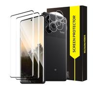 Bodyguard Pack of 2 + 2 Tempered Glass Screen Protectors for Xiaomi Redmi Note 13 Pro Plus 5G, 3D HD Clear Crystal Clear Fingerprint ID 9H Hardness Bumper Ultra Resistant Xiaomi Note 13 Pro Plus