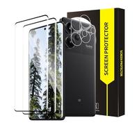 Bodyguard Pack of 2 + 2 Tempered Glass Screen Protectors for Xiaomi Redmi Note 13 Pro Plus 5G, 3D Ultra Clear Xiaomi Note 13 Pro Plus Film, Bumper Ultra Resistant Redmi Note 13 Pro Plus Screen