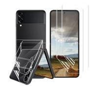 Bodyguard Pack of 2 + 2 TPU Screen Protectors for Tempered Glass for Samsung Galaxy Z Flip 3/4 5G, Soft TPU Fits Perfectly Free from Scratches Ultra Thin High Resolution Sensitive Touch Z Flip 3/4 5G