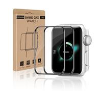 Bodyguard Pack of 2 Screen Protectors for Apple Watch Series 4/5/6/SE 40 mm, HD Anti-Scratch Anti-Dust Anti-Oil iWatch 6 40 mm Screen Protector, 3D Curved Ultra Resistant Apple Watch 40 mm Protective