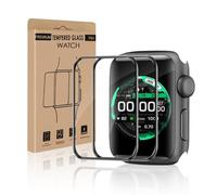 Bodyguard Pack of 2 Screen Protectors for Apple Watch Series 4/5/6/SE 44 mm, 3D Full Screen Anti-Scratch HD Apple Watch 44 mm Protective Glass, No Air Bubbles iWatch 6 44 mm Screen Protector