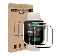 Bodyguard Pack of 2 Screen Protectors for Apple Watch Series 9/8/7 45 mm, HD Clear Anti-Scratch Bubble-Free Anti-Dust iWatch 8 45 mm Protective Glass, 3D Curved Anti-Oil Apple Watch 9 45 mm Screen