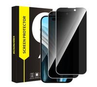 Bodyguard Pack of 2 Tempered Glass Screen Protectors for iPhone 15 Pro Max 5G Privacy Screen Protector, 2.5D Privacy Protection, 9H Hardness, Free from Scratches, Ultra Clear Fingerprint ID iPhone 15
