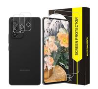 Bodyguard Pack of 2 Tempered Glass Screen Protectors for Samsung Galaxy A52/A52s 5G, +2 Camera Protection, 2.5D Edge, 9H Hardness, Anti-Bubble, Sensitive Touch, 0.33 mm HD Clear View A52/A52s Screen