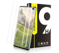 Bodyguard Pack of 2 Tempered Glass Screen Protectors for Samsung Galaxy S10 Plus, Ultra HD 9H Hardness Anti-Scratch Anti-Oil Samsung S10 Plus Screen Protector, 3D Curved Anti-Shock Dust-Free